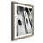 Cadre en papier gris