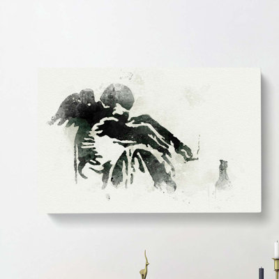 Drunken Angel by Banksy - Wrapped Canvas