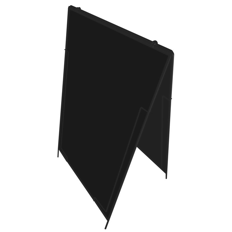 Fixtureisplays® Fil A-Frame menu signe A-Board herbe Spike avec feuille de coroplast tableau noir