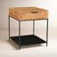 Theo Solid Wood End Table with Storage