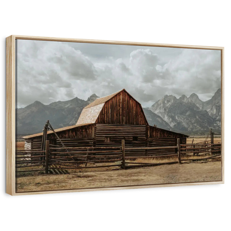 Grange Moulton, Cadre flottant en bois naturel, 46 po x 31 po
