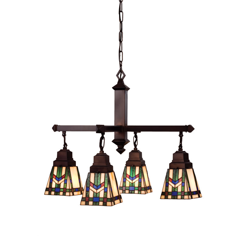 Prairie Wheat 4 - Light Chandelier