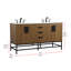 Ensemble de meuble-lavabo double 60 po Eugene-323889359