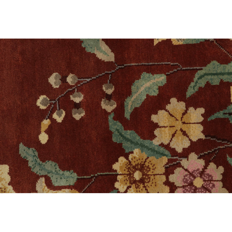 Wool Floral Area Rug
