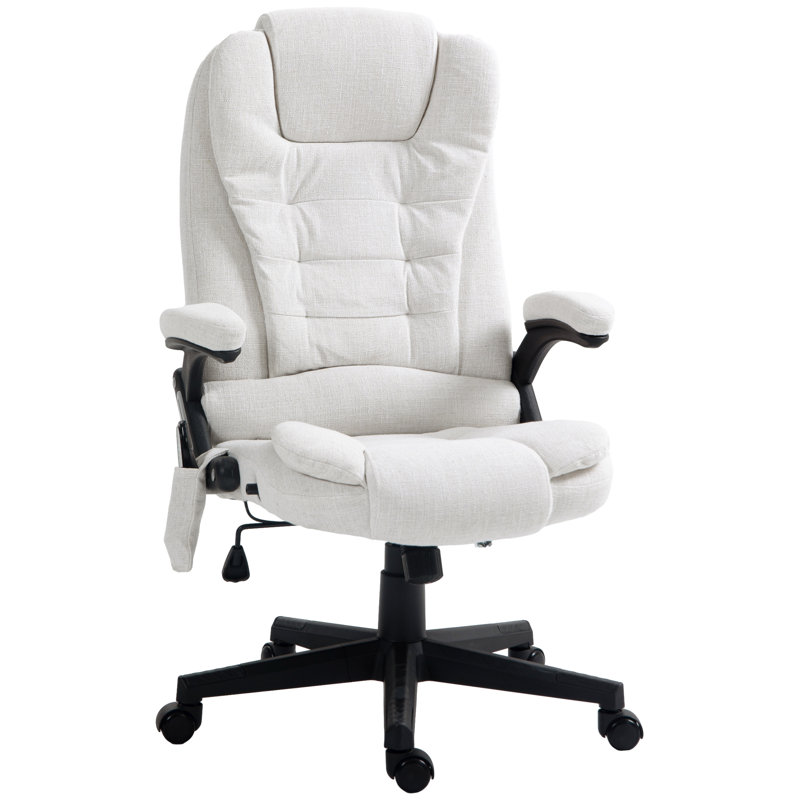Milenija Office Chair, Cream White Velvet