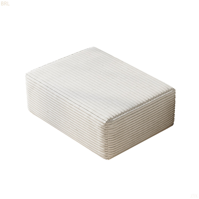 37.40"Sofa Ottoman ,No Assembly Required,White