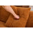 Chumenti Fabric Upholstered Boneless Curved L-Shape Sofa-106841030-111469241
