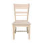 Chaise d'appoint en bois massif Mayores