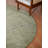 Hand Knotted Loom Wool Eco-Friendly Area Rugs - Round, Green Color, Contemporary Modern Design, High Pile Thick Handmade Anti Skid Area Rugs for Living Room, Bed Room-2064857820