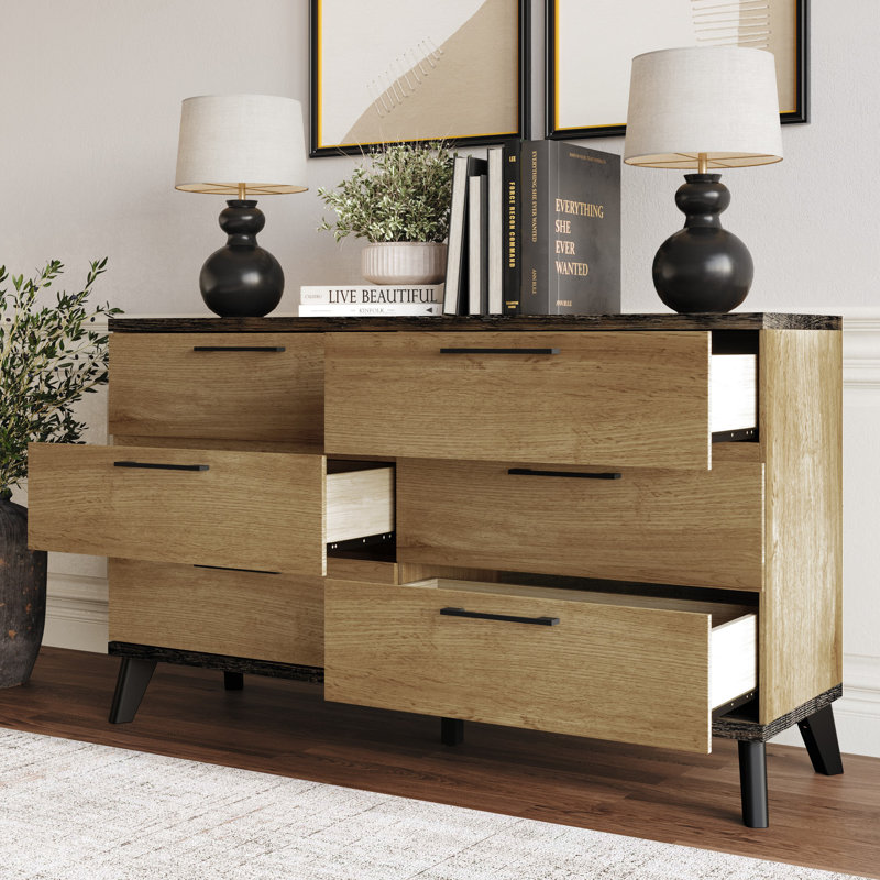 Commode 6 tiroirs Phyllida