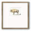 Nevitt White Buffalo, reproduction d'art encadrée sur papier-55770681-4527217