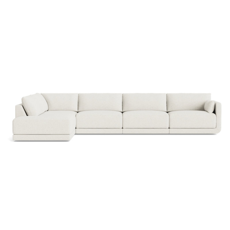 Eva Modular Sectional, Left Hand Facing, Performance Weave - Natural