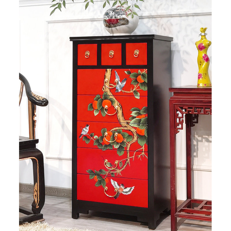 Commode d'appoint en bois massif