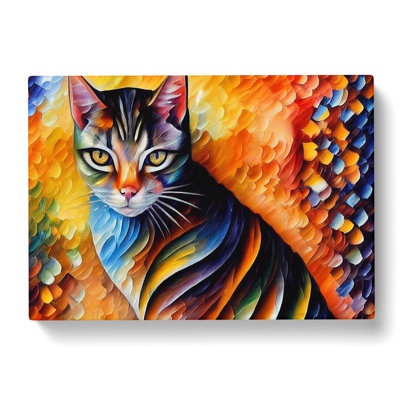 Cat Vol.7 Abstract - Wrapped Canvas Print