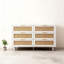 Commode de chambre en rotin 6 tiroirs-726385272