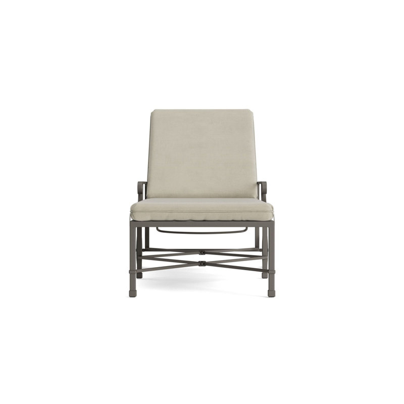 Venetian Outdoor Chaise Lounge, Fusion Natural, Mica