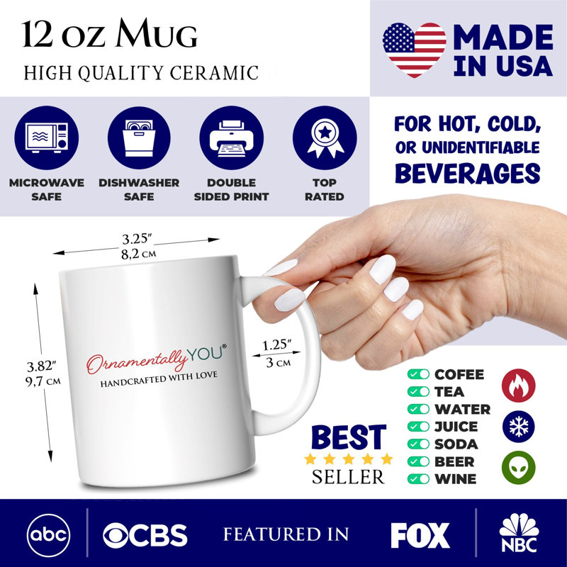 Tasse Chaos, un cadeau amusant pour elle avec son nom