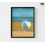 Impression de balles de plage d'été, impression d'affiche encadrée, impression de décor de plage tropicale, décoration murale océan, art mural Summer Vibes, art mural encadré