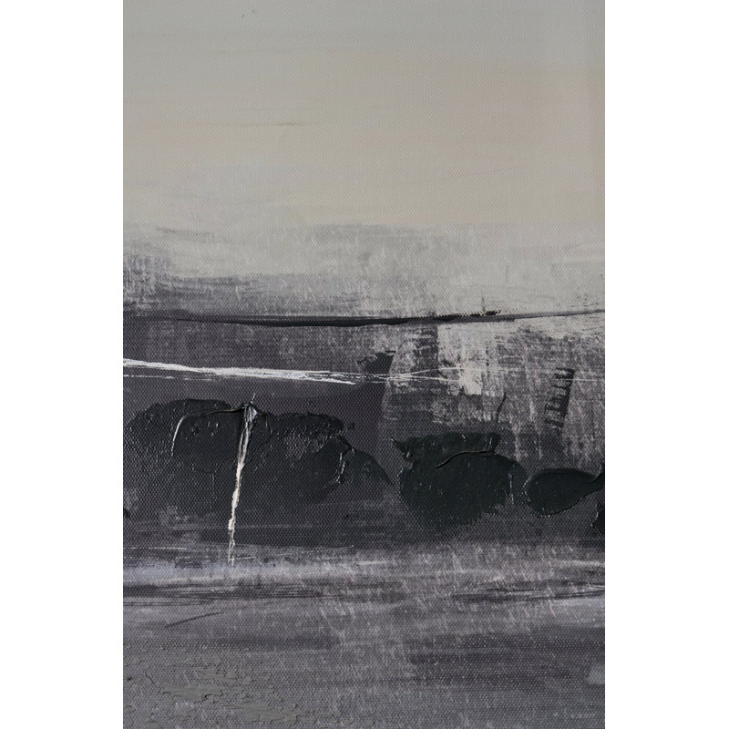 Monochrome Landscape Canvas - Single Picture Frame Print on Canvas