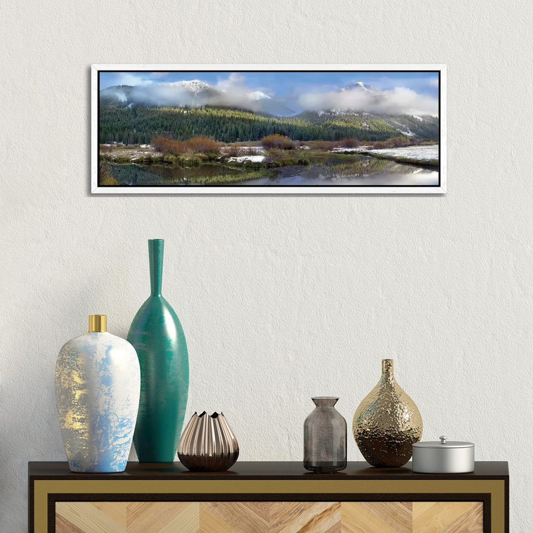 Panoramablick auf die Pioneer Mountains, Idaho von Tim Fitzharris - Panoramaleinwand auf Leinwand Giclée auf Leinwand