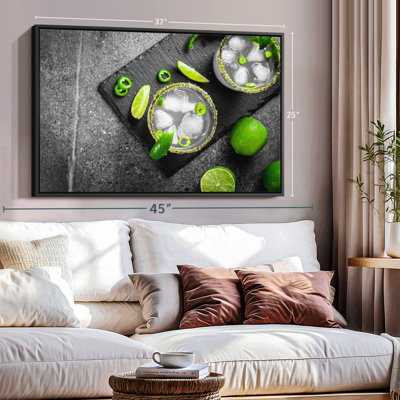 Impression sur toile de cocktail mexicain
