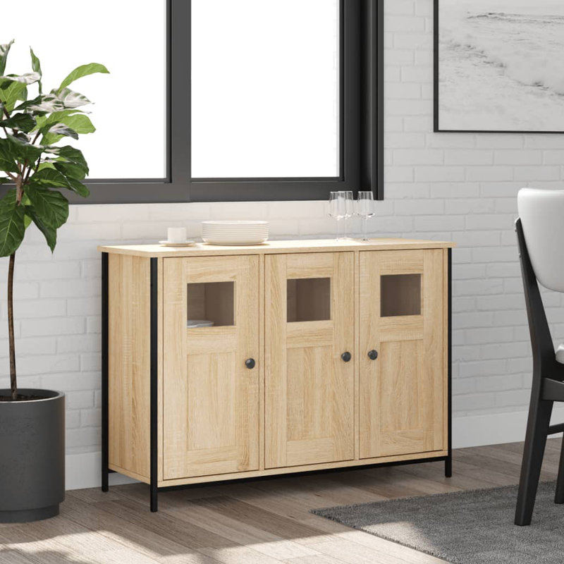 Iancarlo 100cm Sideboard, Sonoma Oak