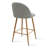 Benoni 26" H Textured Fabric Upholstered Counter Stool-1957587545