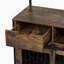 Huche de bureau polyvalente pour animaux de compagnie avec attrait industriel et options de rangement