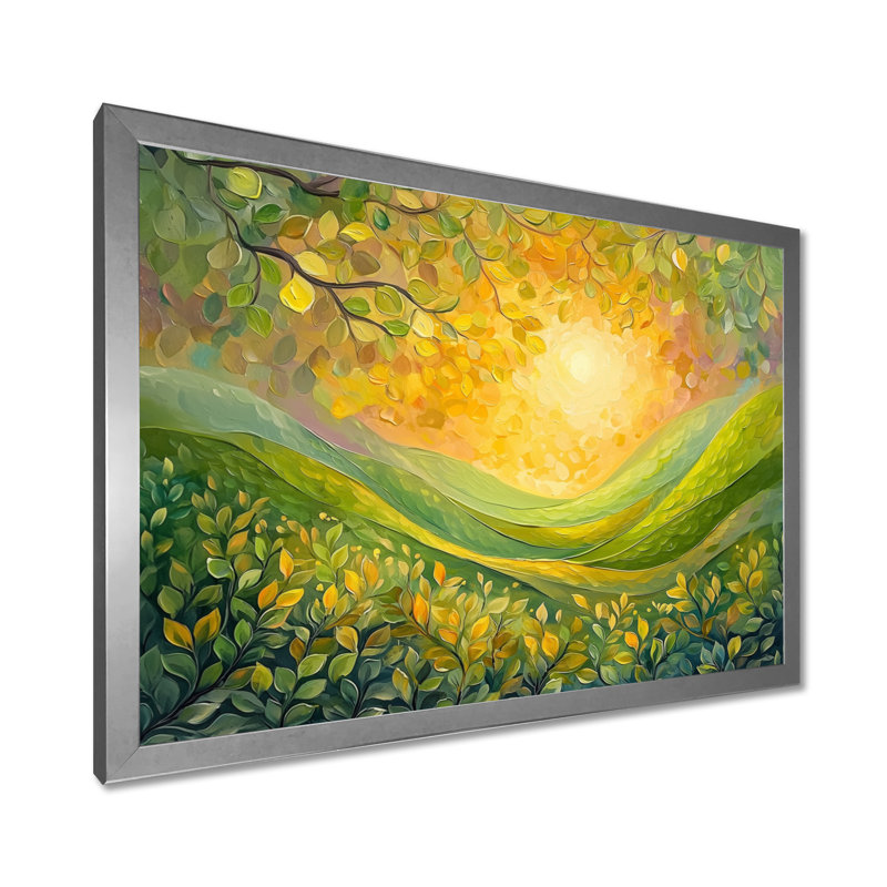 Brittain - Abstract Wall Art, Argent argent, Cadre simple, H 34 po x l 44 po
