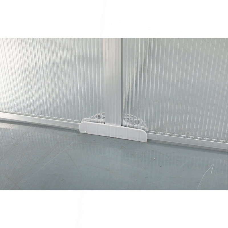 Serre en polycarbonate pour l'extérieur en hiver