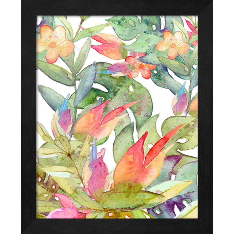 «Tropical Watercolor» par Tamara Robinson, art encadré (ensemble de 2)