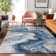 Premium Machine Washable Metinaro AMF1706 Abstract Rug