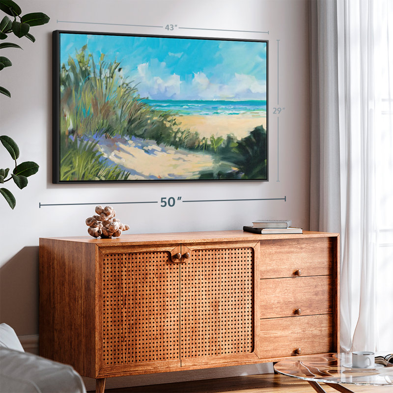 Plage "Beach Dunes Wall Art", H 29 po x l 43 po