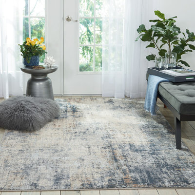 Round Abstract 160cm X 160cm Area Rug