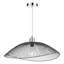 18cm H Metal Bowl Pendant Shade in Matt Black