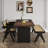 Healthy and natural solid wood dining table-107393707