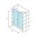 Avalux 48" D x 72" H Frameless Rectangle Shower Enclosure