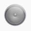 15'' Concrete Vessel Round Modern Gray Bathroom Sink