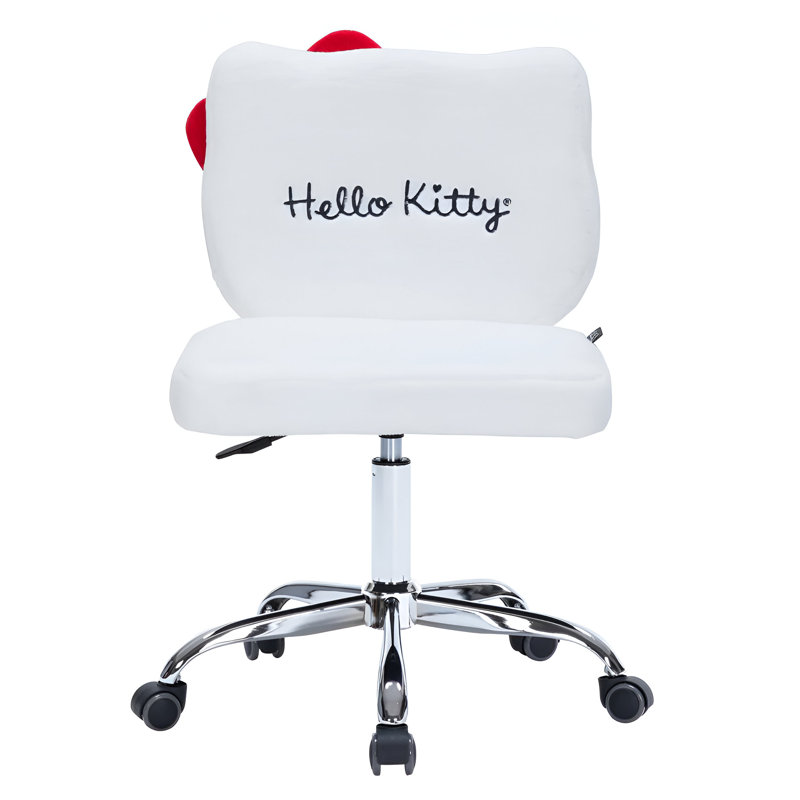 Meuble-lavabo pivotant Hello Kitty Kawaii, Blanc