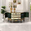 Buffet demi-rond sculpté de style européen
