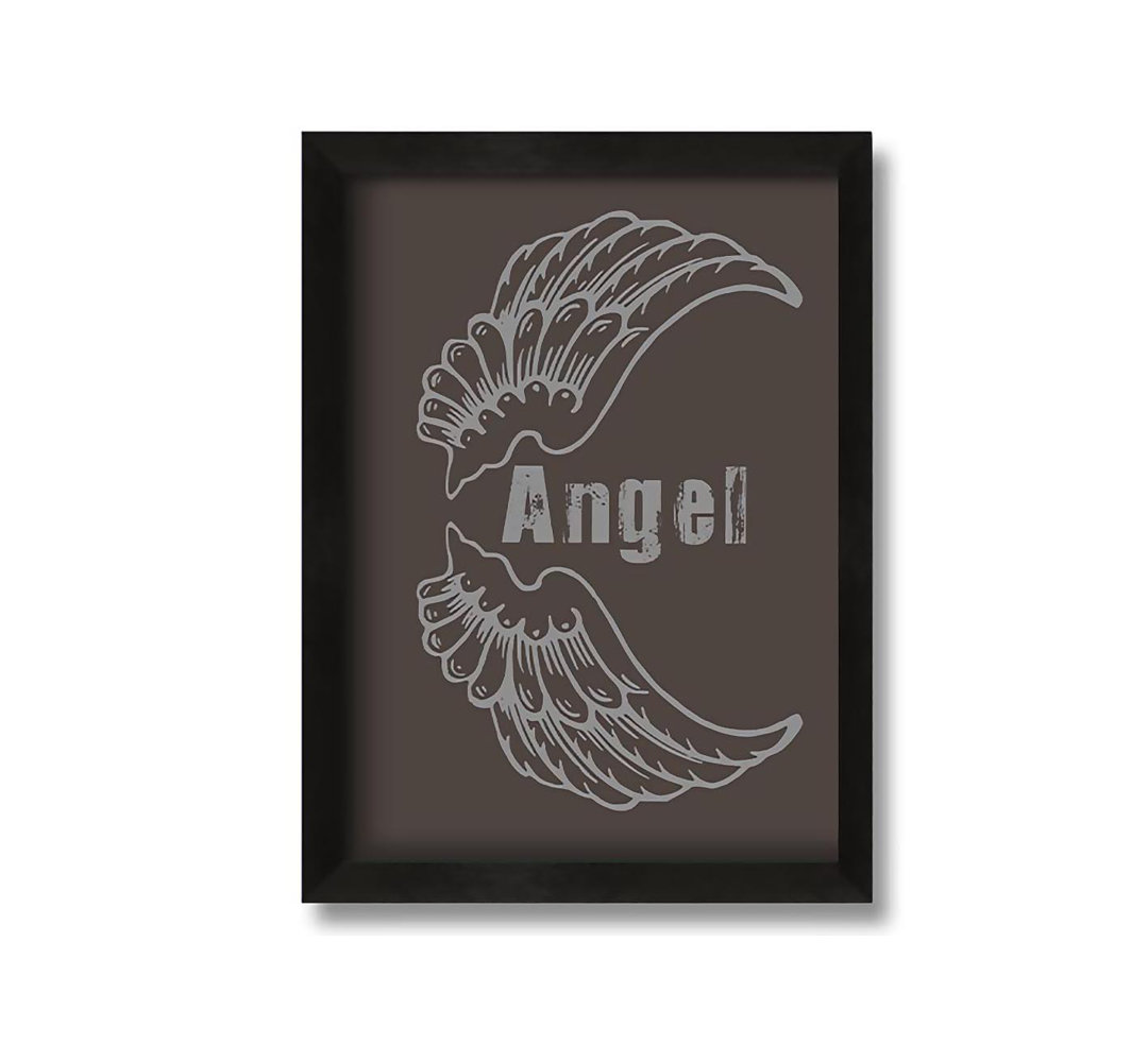 Gerahmtes Leinwandbild Angel Wings 3