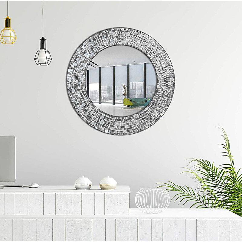 Miroir décoratif Duchesne, Gris