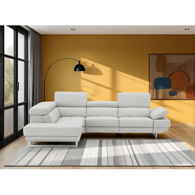 Cartagena Faux Leather L-Shaped Sectional
