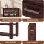 Élégante console d'entrée avec 4 tiroirs et 2 tablettes, convenant aux vestibules et au salon