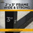Steel Carport With 3 Wall Kits, 20X20X09-113506817