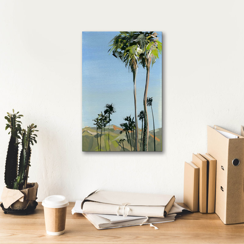  «La Palms» par Brook Page, art mural 12 po x 18 po