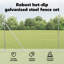 Hexagon Fence 100 M Galvanised Steel-1661087286