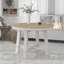 Table de salle à manger à rallonge en bois Trexm Farmhouse-484390574-484390568
