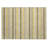 2' X 3' Brown and Orange Striped Washable Indoor Outdoor Area Rug