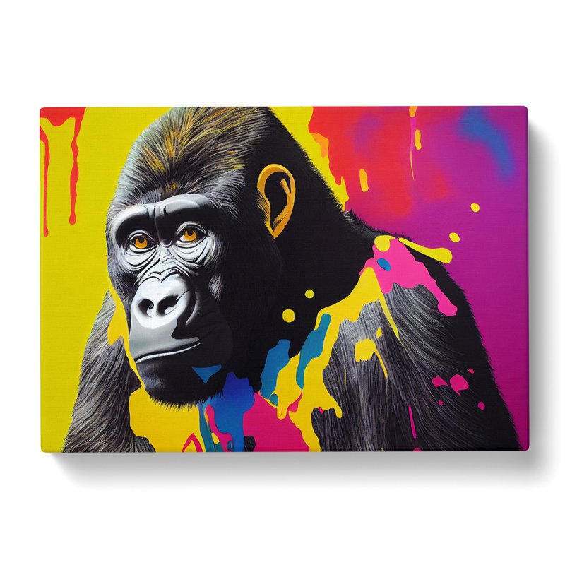 Gorilla Splash Vol.1 Abstract - Wrapped Canvas, 40cm H x 60cm W x 3cm D